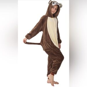 Woyasim Animal Onesie Pajamas | Kids Costume | Fleece | Hooded | 6-7 Y | New